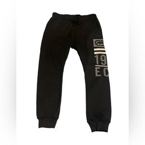 ecko unlimited black sweatpants.